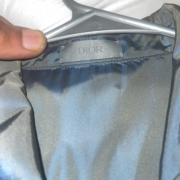 CHRISTIAN DIOR MENS 2019 TECHNICAL FABRIC NYLON WINDBREAKER SIZE 41 - Picture 6 of 10